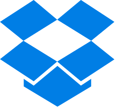 Dropbox cloud storage logo