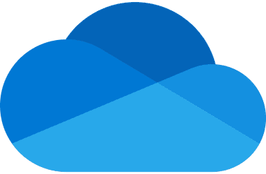 Microsoft OneDrive cloud storage logo