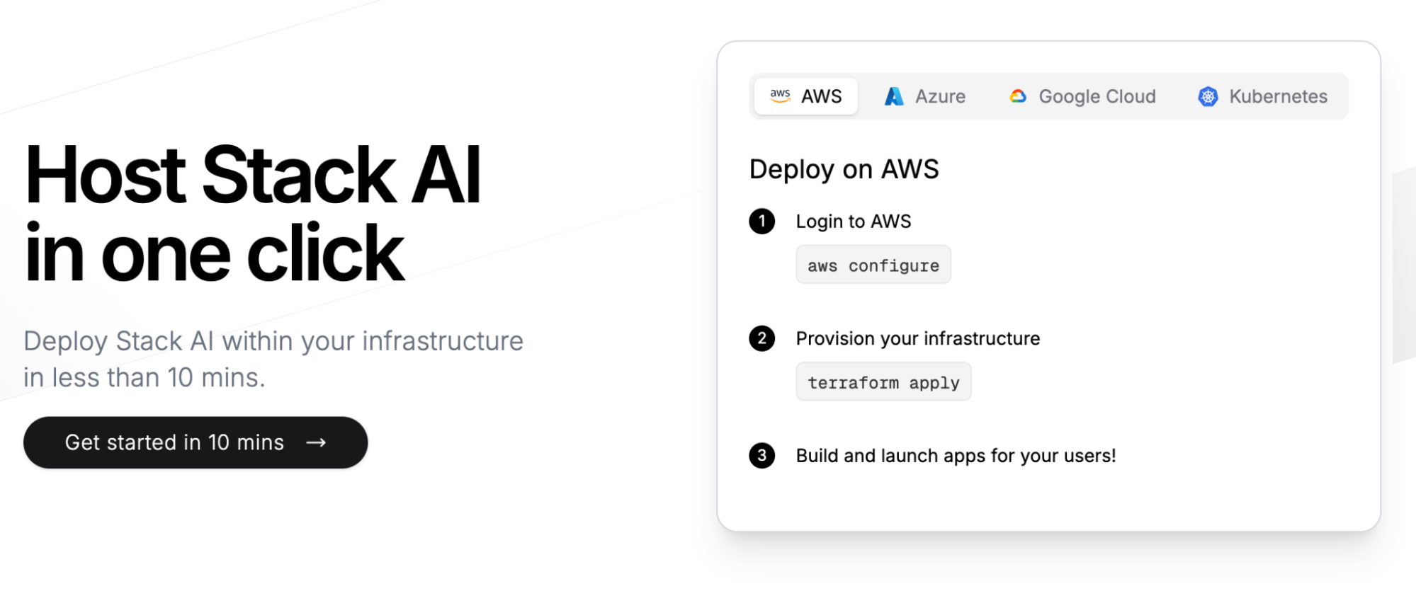 StackAI
Self-hosted