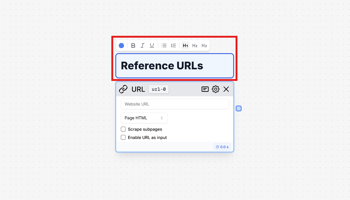 Change note to reference
url