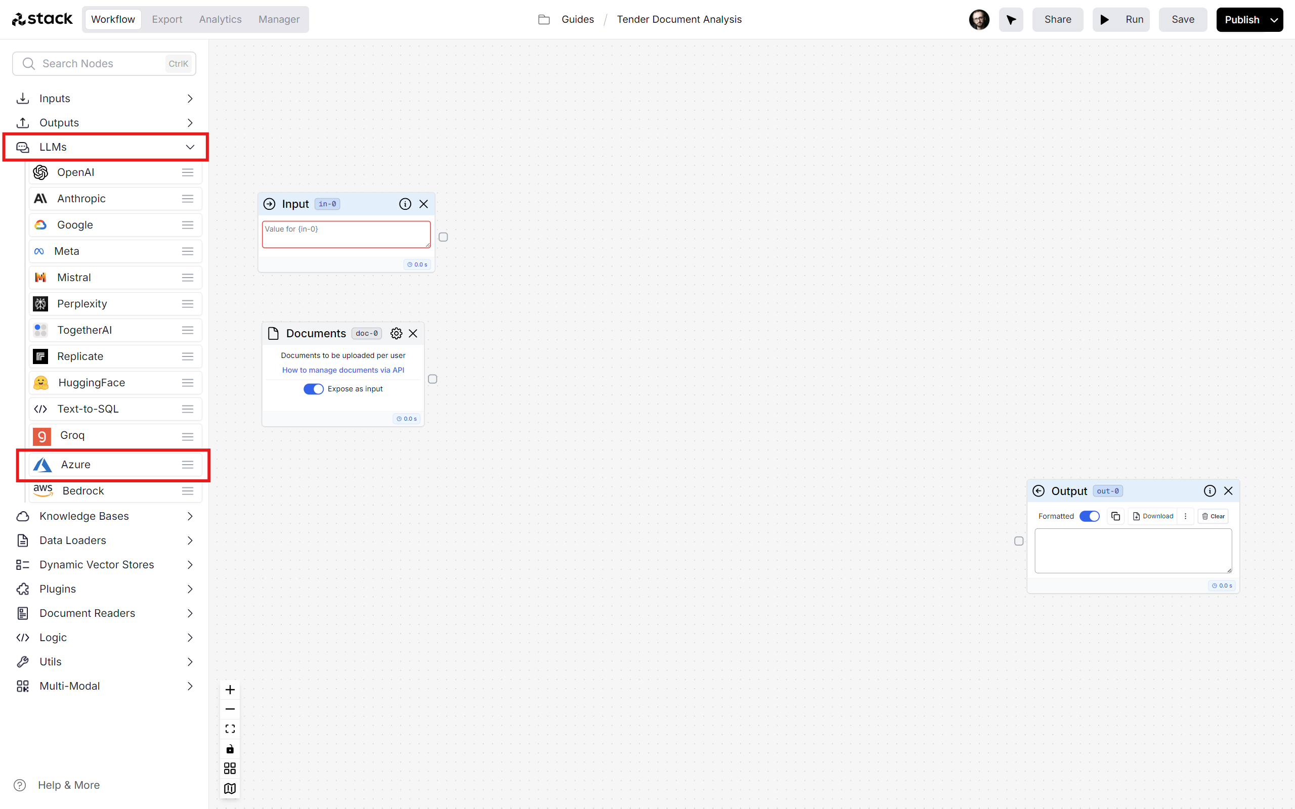 Drop Azure
Configuration