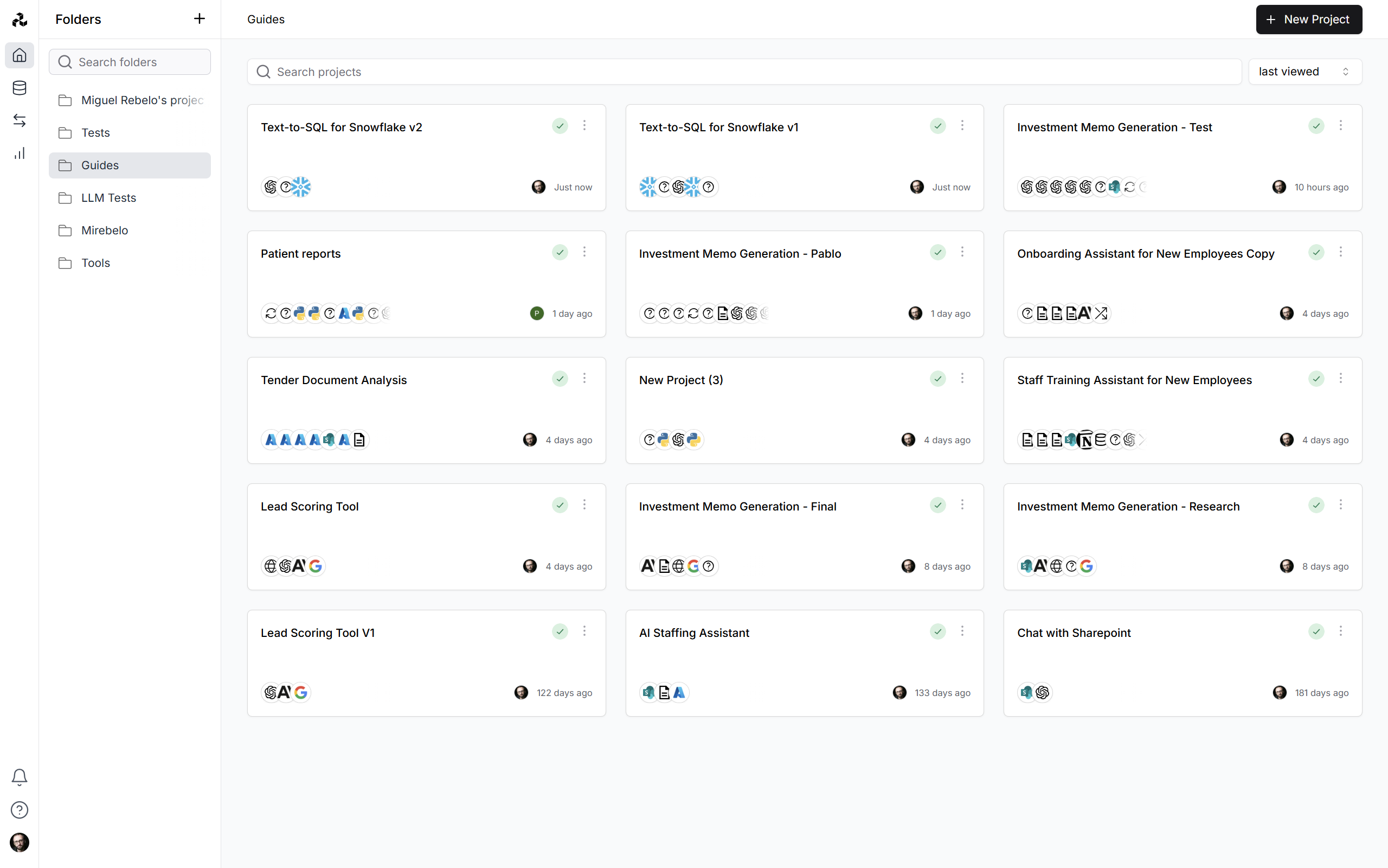 Stack AI
Dashboard